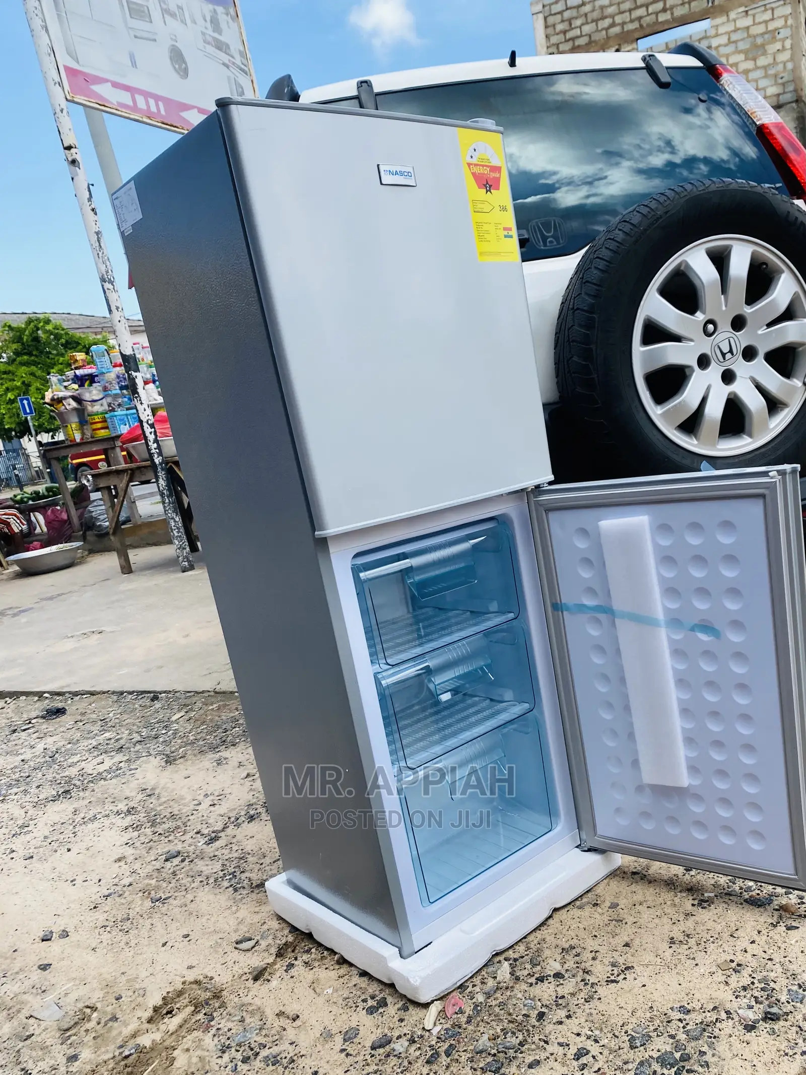 Stainless Steel Nasco(Nascod2-18fl)Double Door Refrigerator!