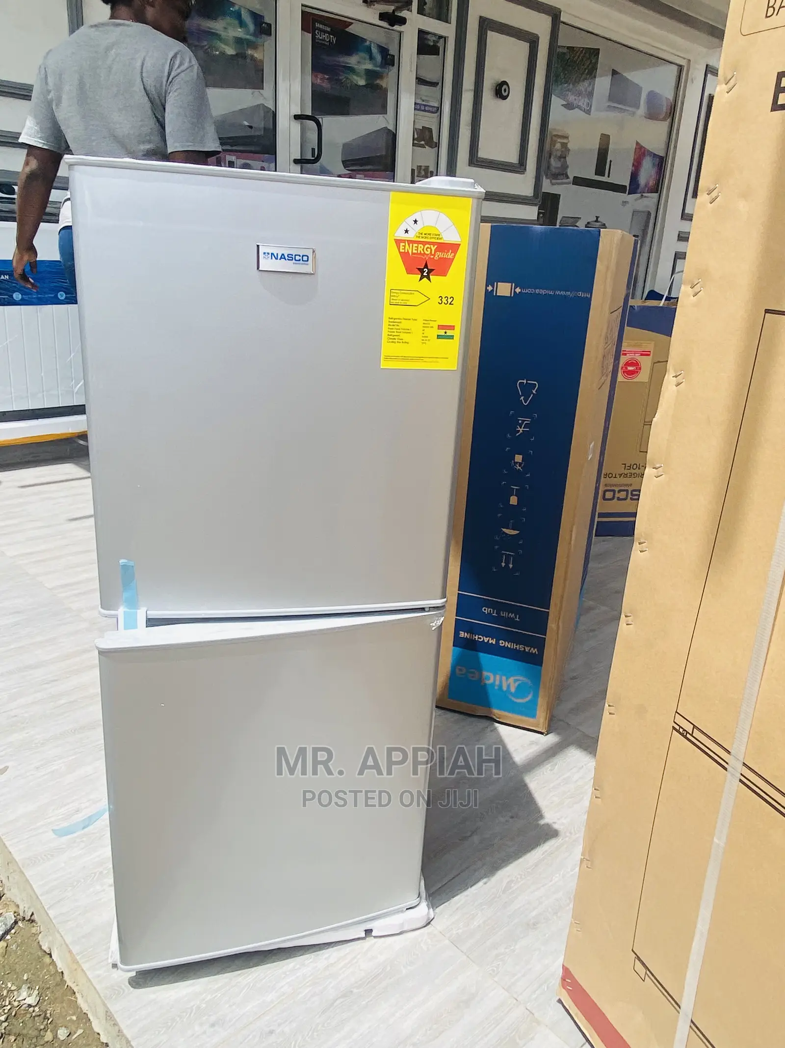 Energy Saving Nasco Nas D2-10 Bottom Freezer Fridge