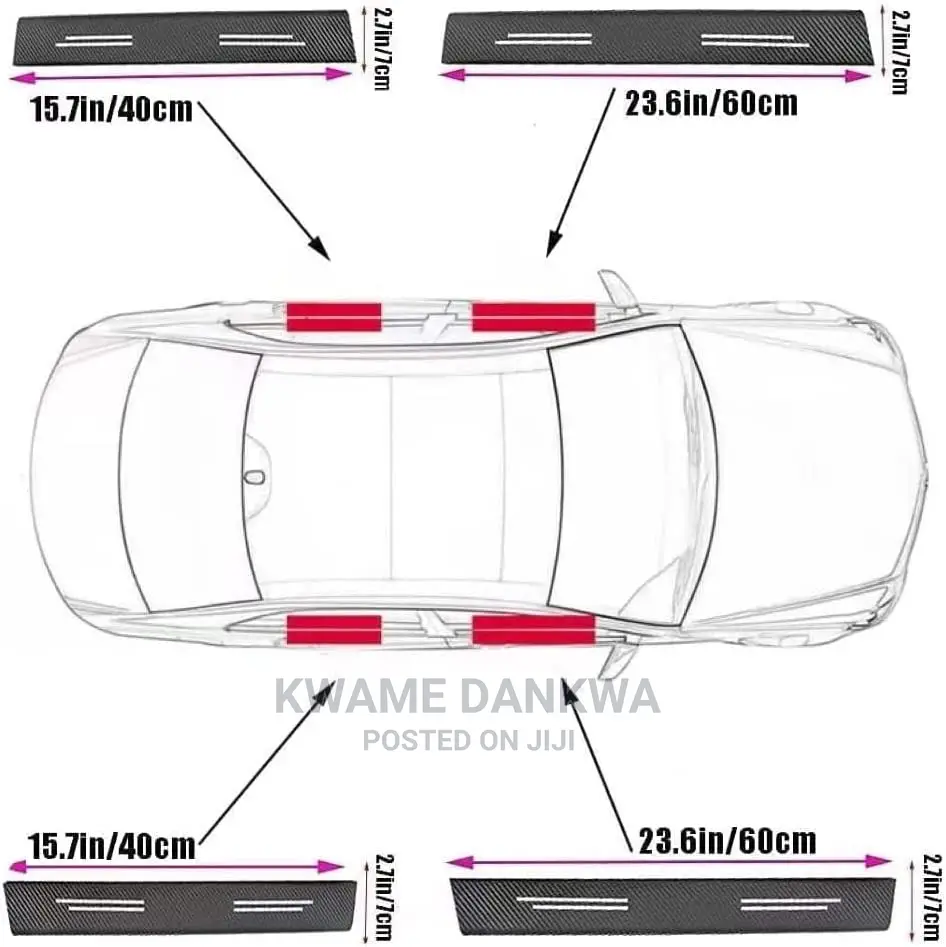 Door Sill Anti Scratch Stickers With Car Model Logo