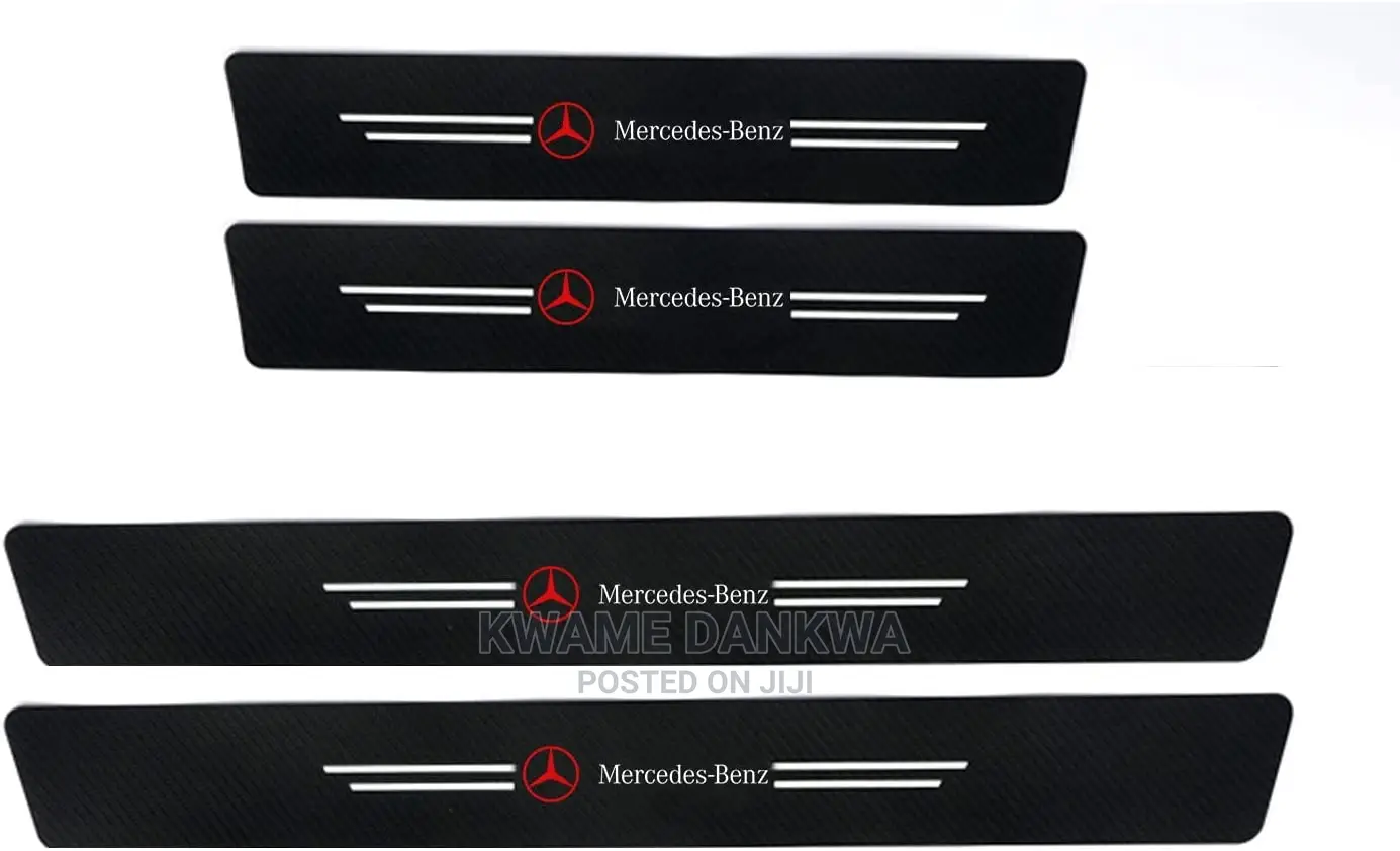 Door Sill Anti Scratch Stickers With Car Model Logo