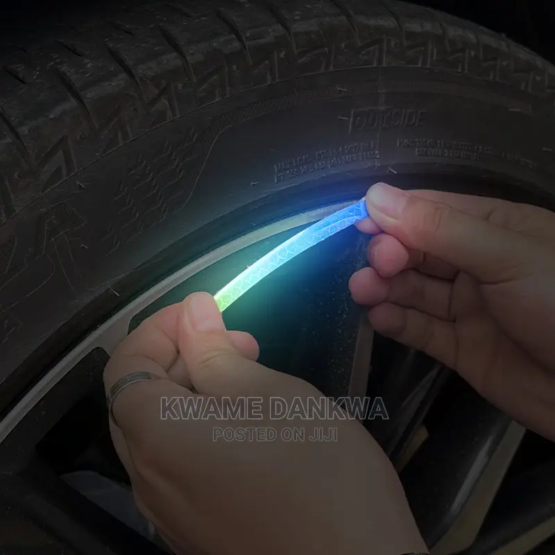 Reflective Rainbow Car Rim Stickers