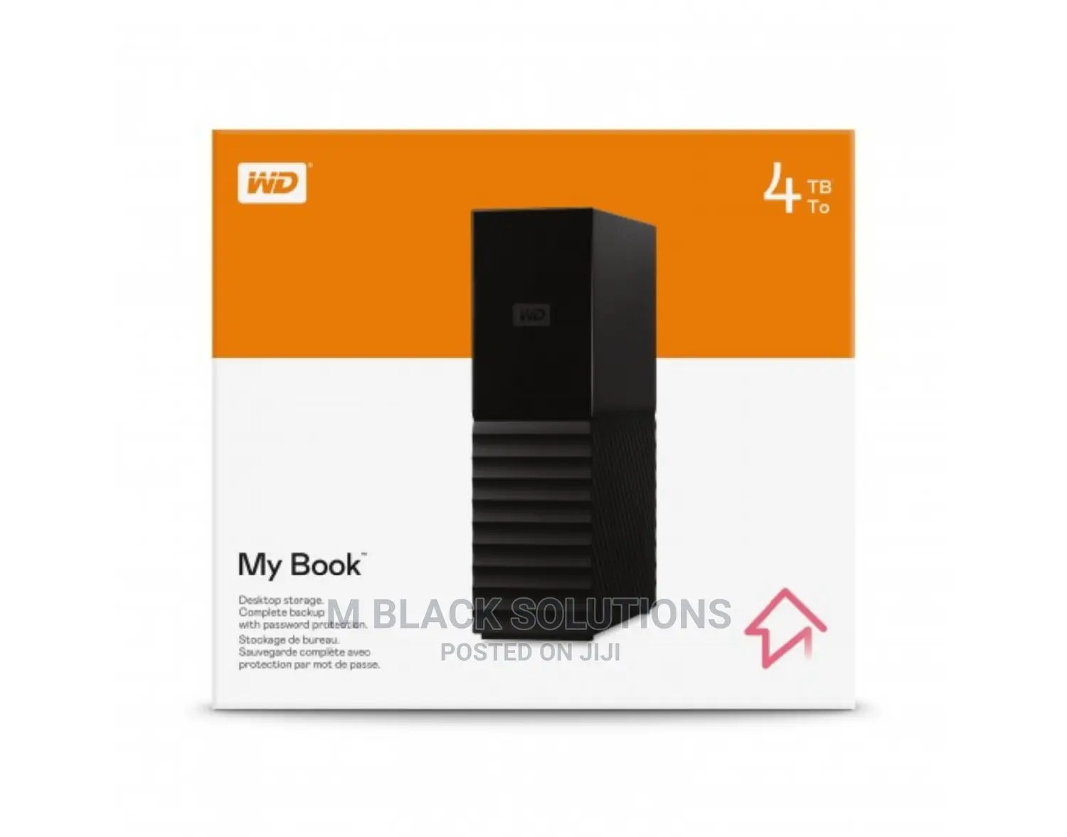 Wd 4tb My Book Usb 3.0 External Hard Drive for Mac