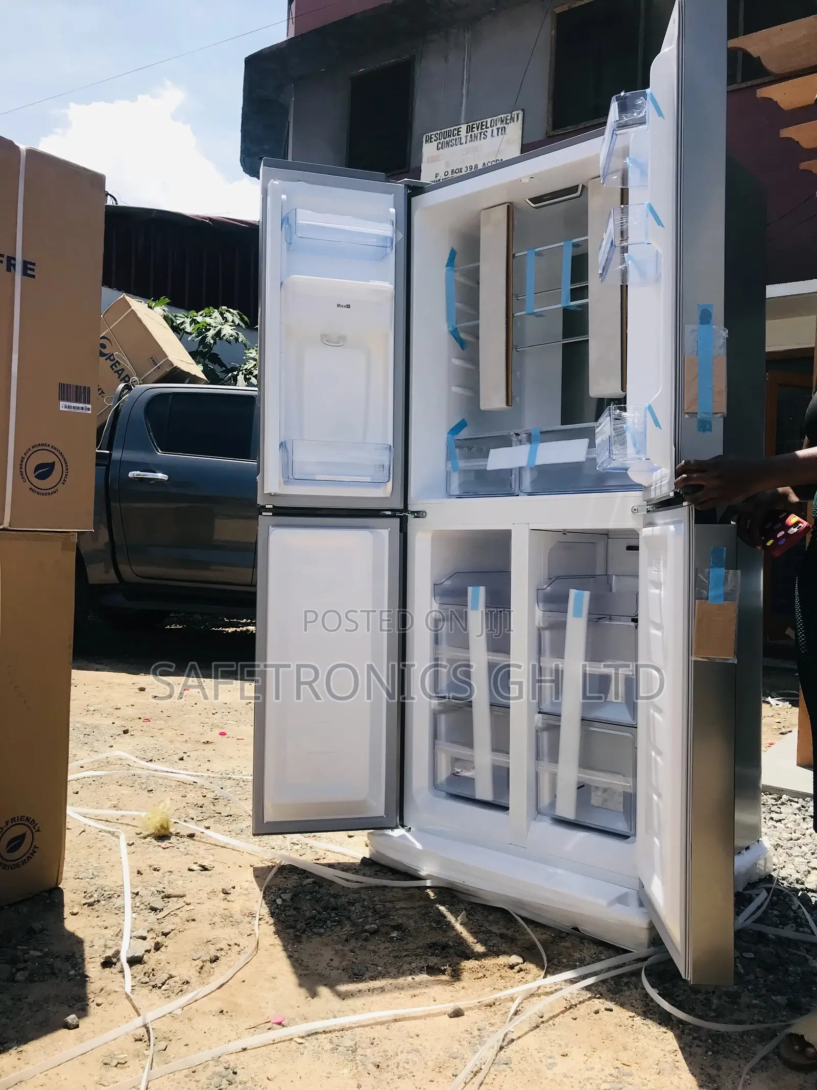 Pearl Refrigerator Bottomfreezer 4 Doors 614IXWD 
