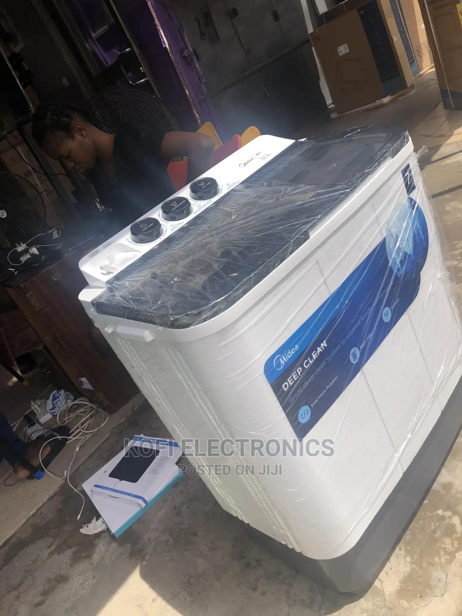 Durable Midea 7kg Twin Tub Semi Automatic Washing Machine