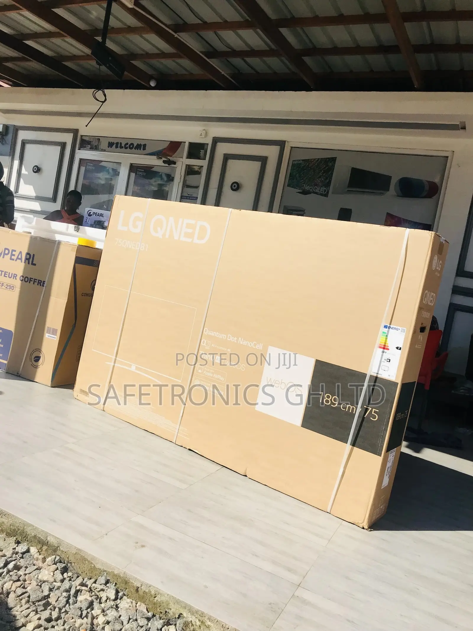 LG QLED QNED 75 Inches Clear Glossy Tv