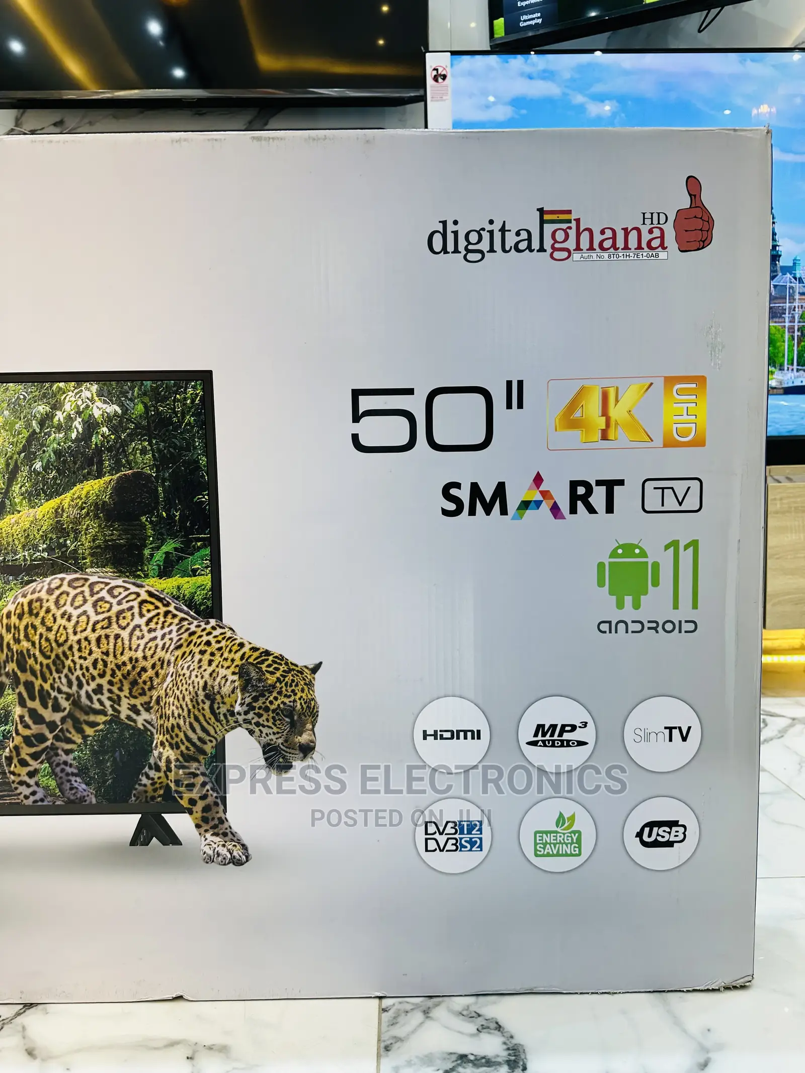High Quality Sleek Nasco Android Smart UHD 50”Tv