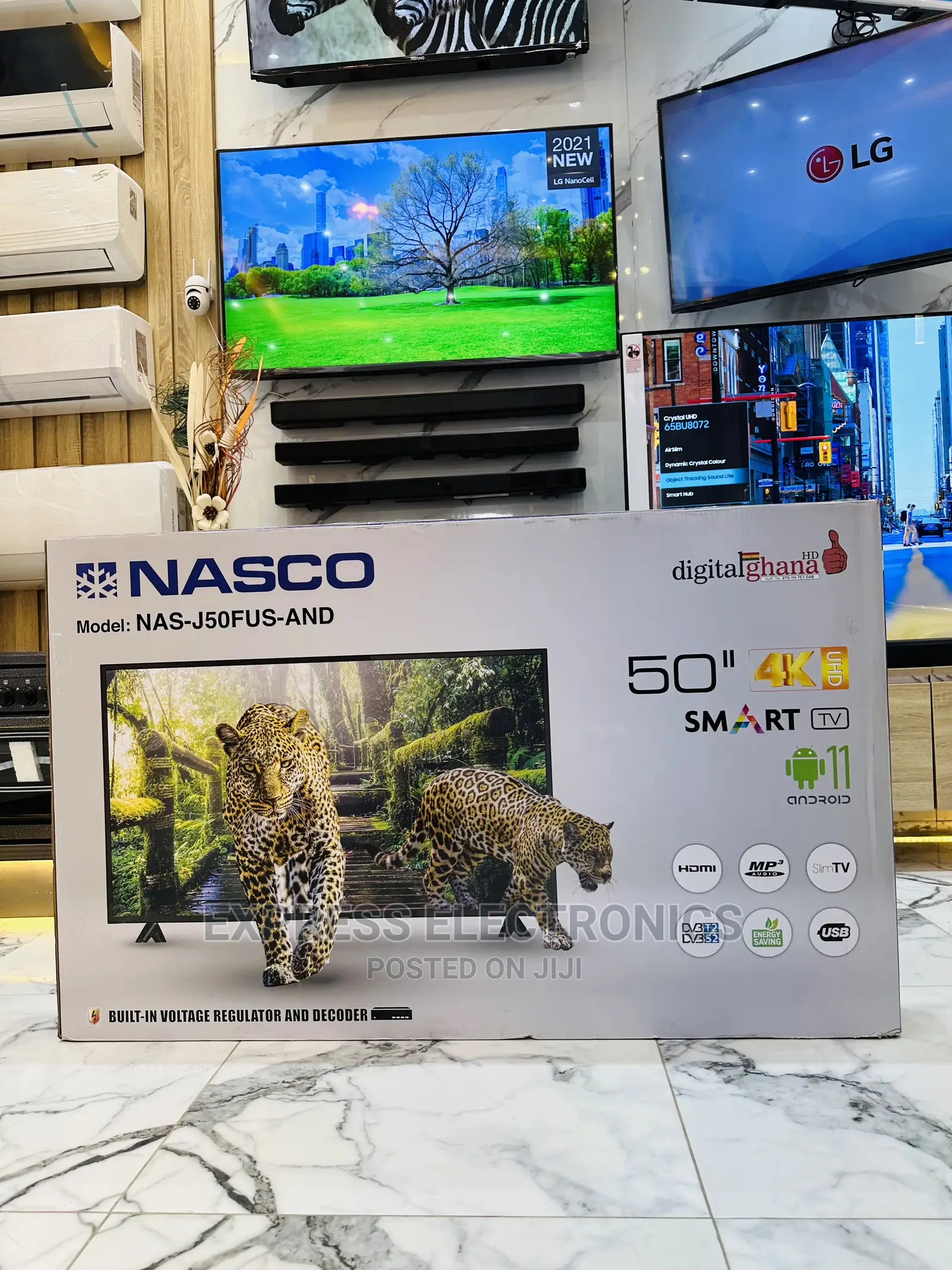 High Quality Sleek Nasco Android Smart UHD 50”Tv