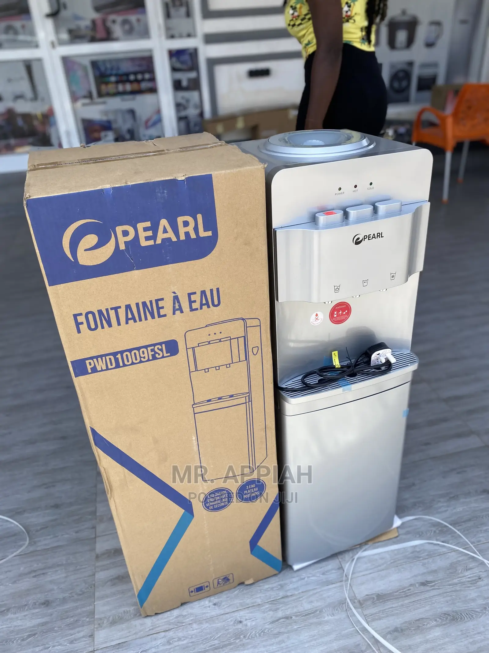 Direct Cooling Pearl PWD-1009FSL Water Dispenser+Fridge
