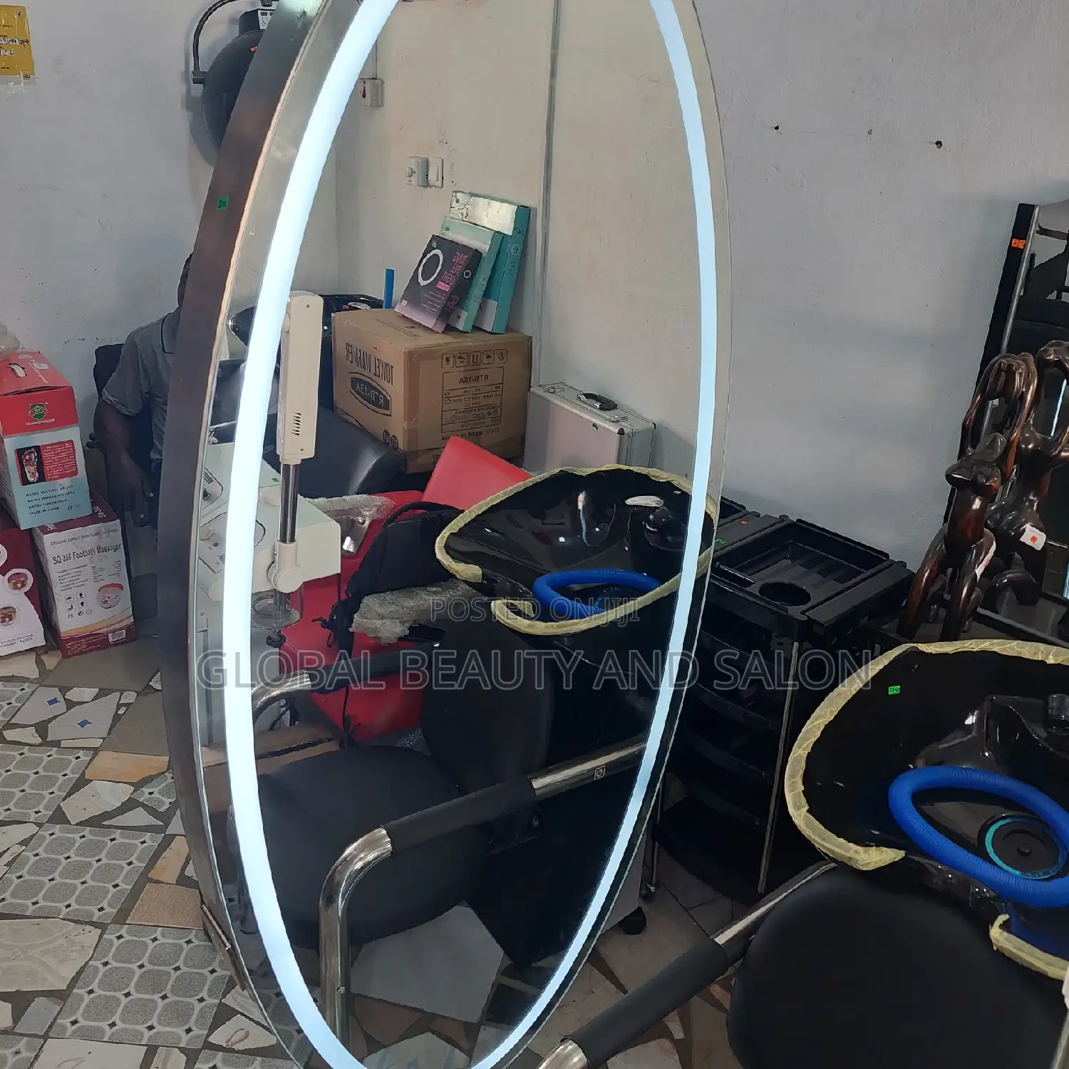 Front and Back LED Mirror.