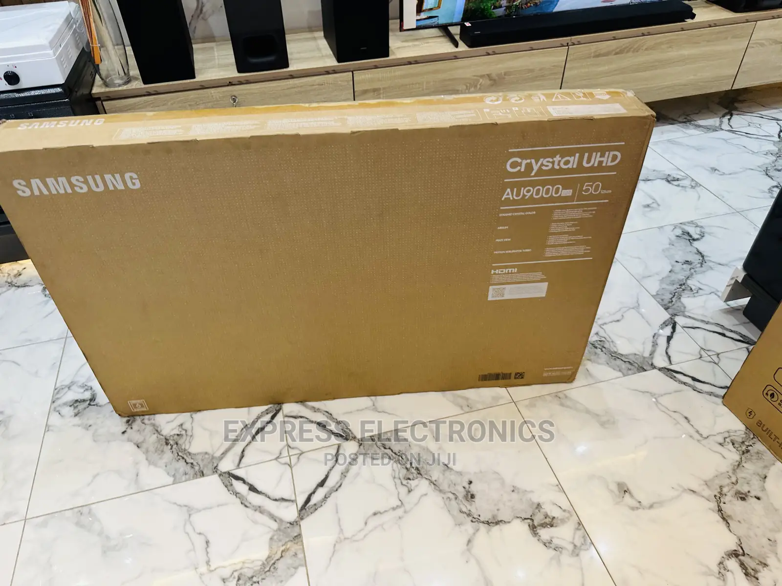 Glossy Black Slim Samsung Series 9 50”UHD Screen 