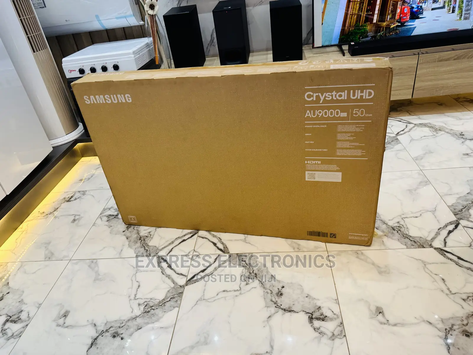 Glossy Black Slim Samsung Series 9 50”UHD Screen 