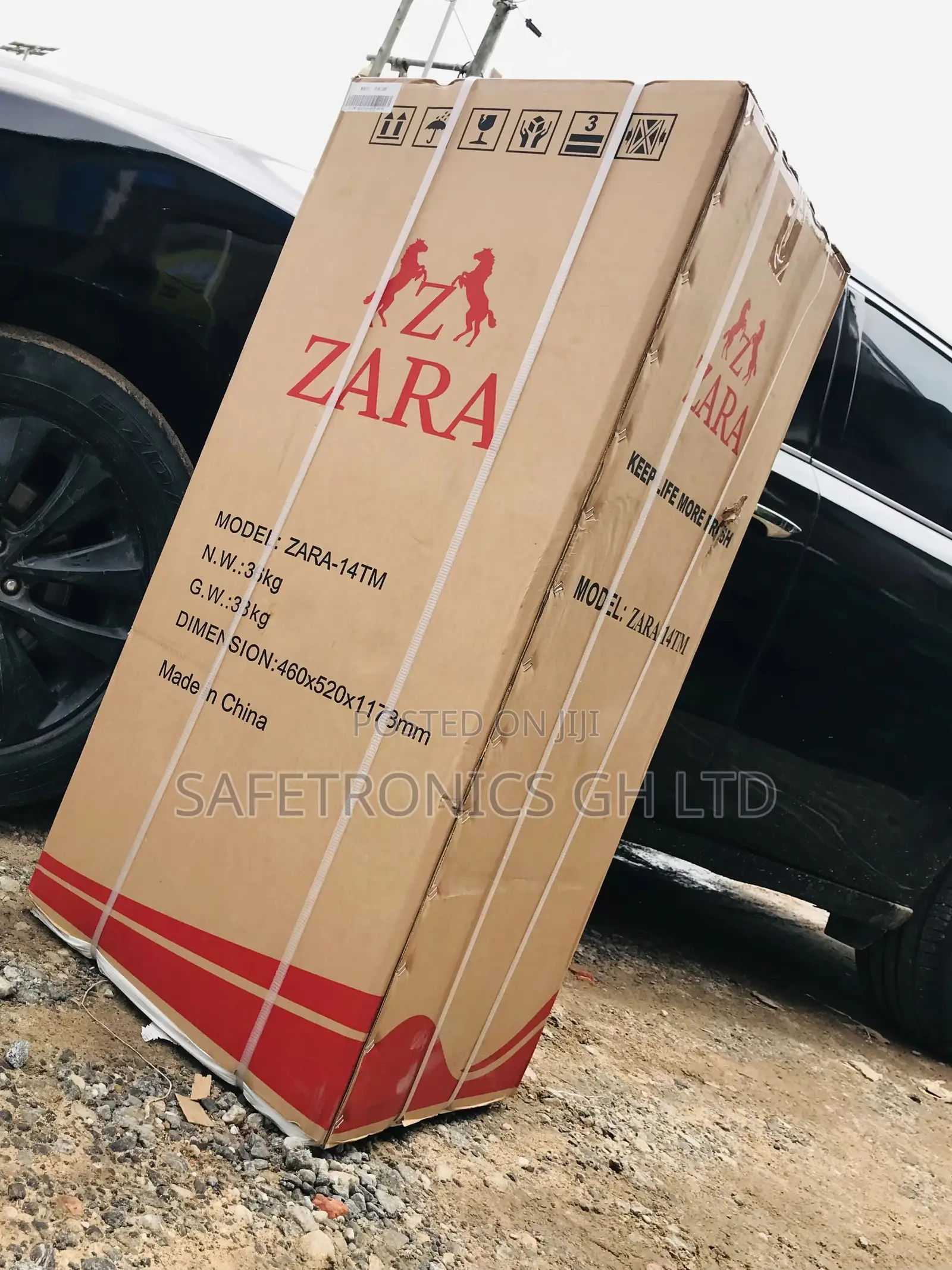 Zara-14tm Sliver Glossy Topfreezer Doubledoor 