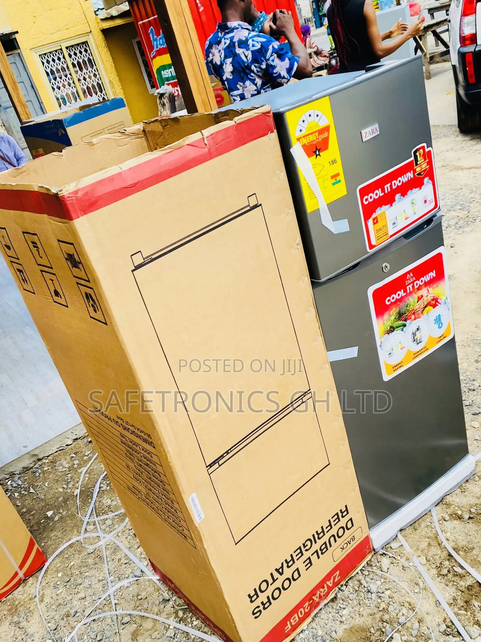 Grab Zara-20bf Doubledoor Bottomfreezer Fridge 