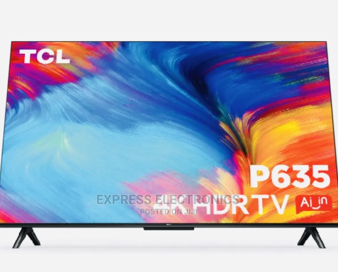 Glossy UHD Smart Android TCL 50”P635