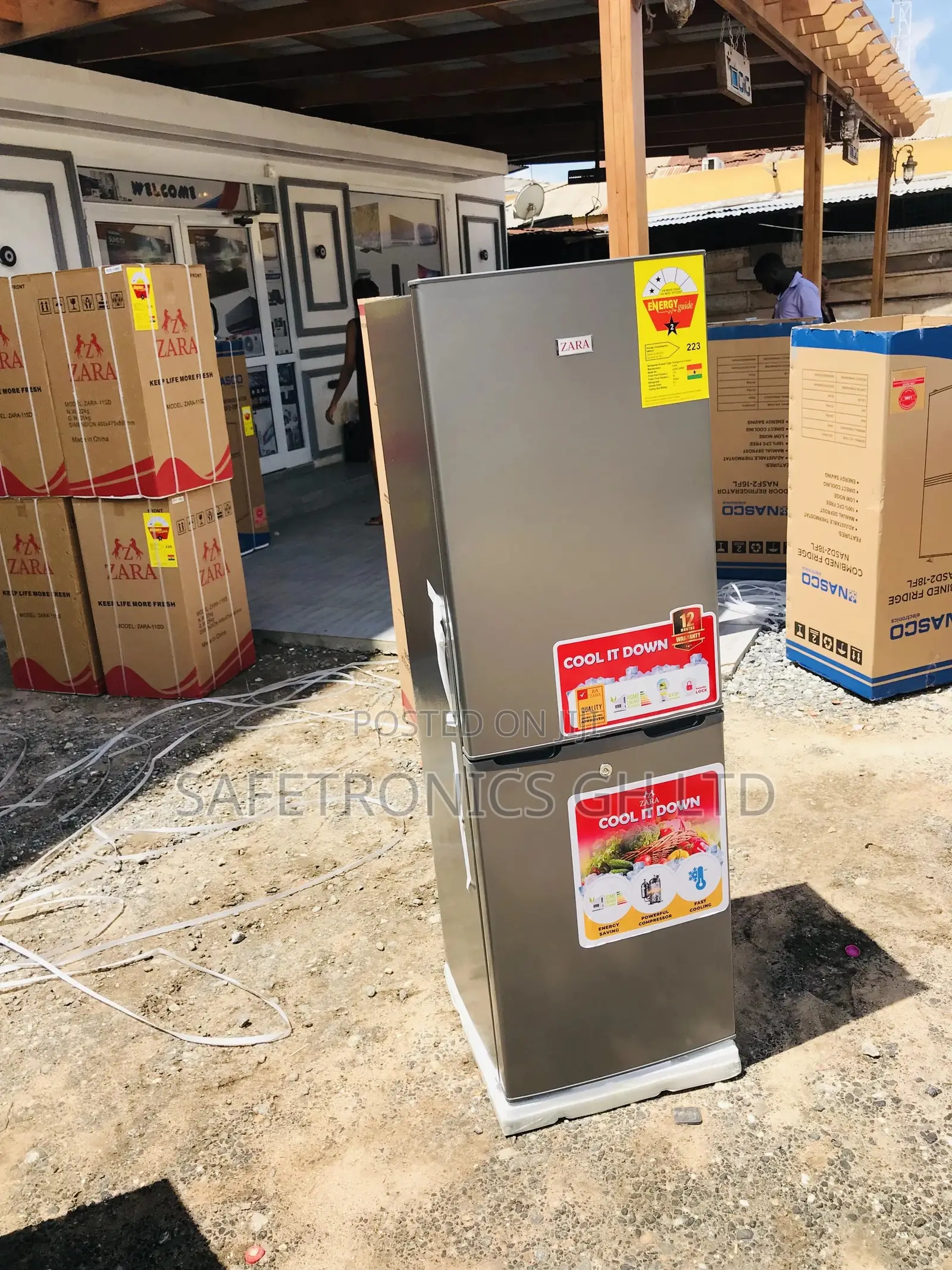 Newly Arrived Zara-180bf Bottomfreezer Doubledoor 
