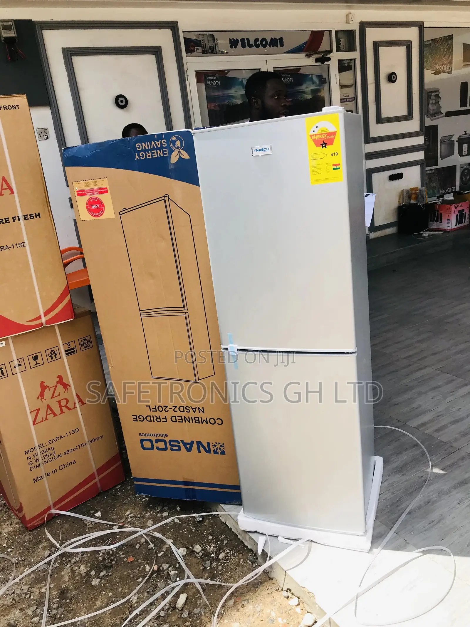 Nasco Fridge Eco Friendly Nasd2-20fl Bottomfreezer Doubledoo