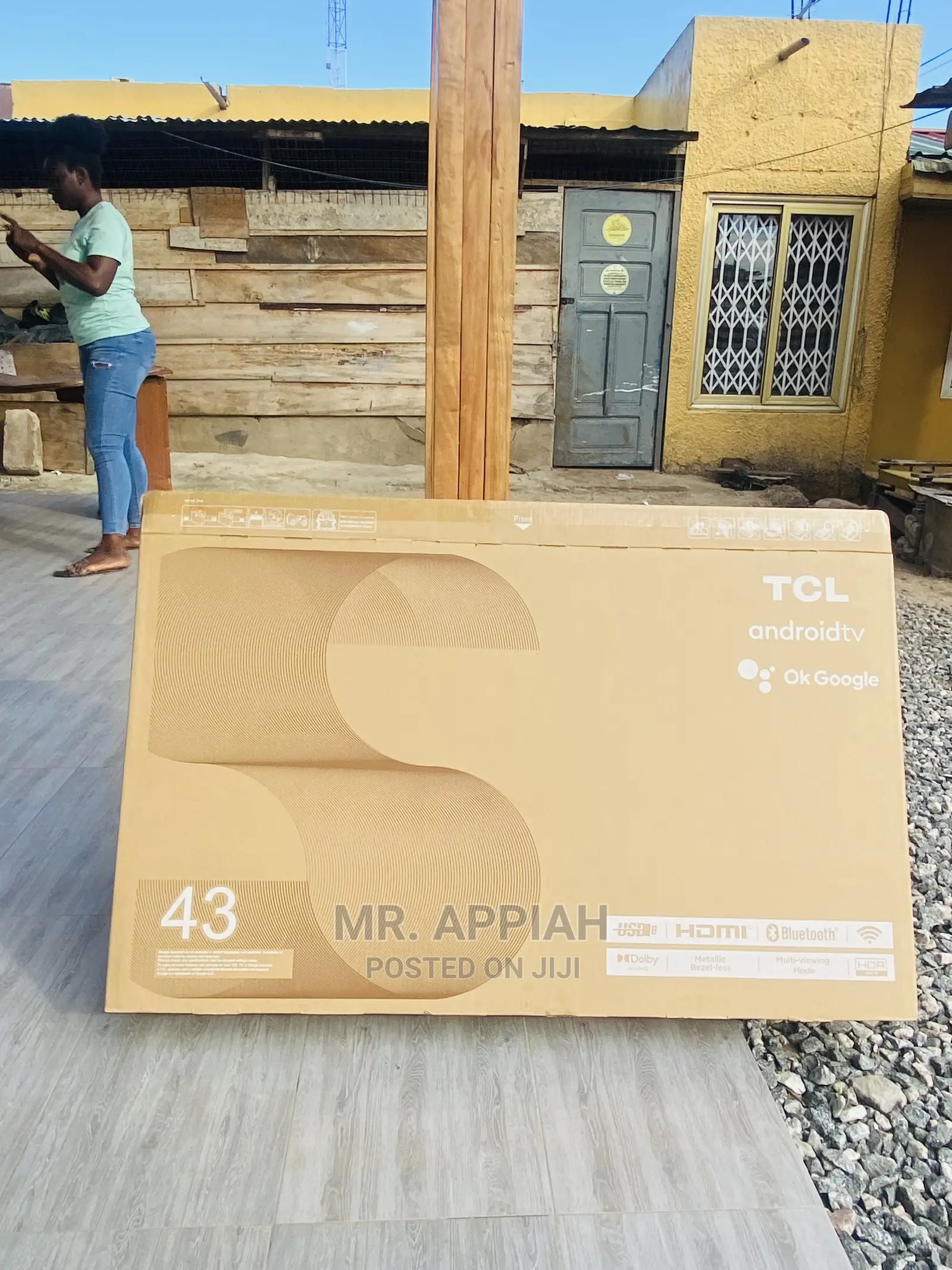 Authentic Tcl(43s5400a)43” Full Hd Smart Led Available