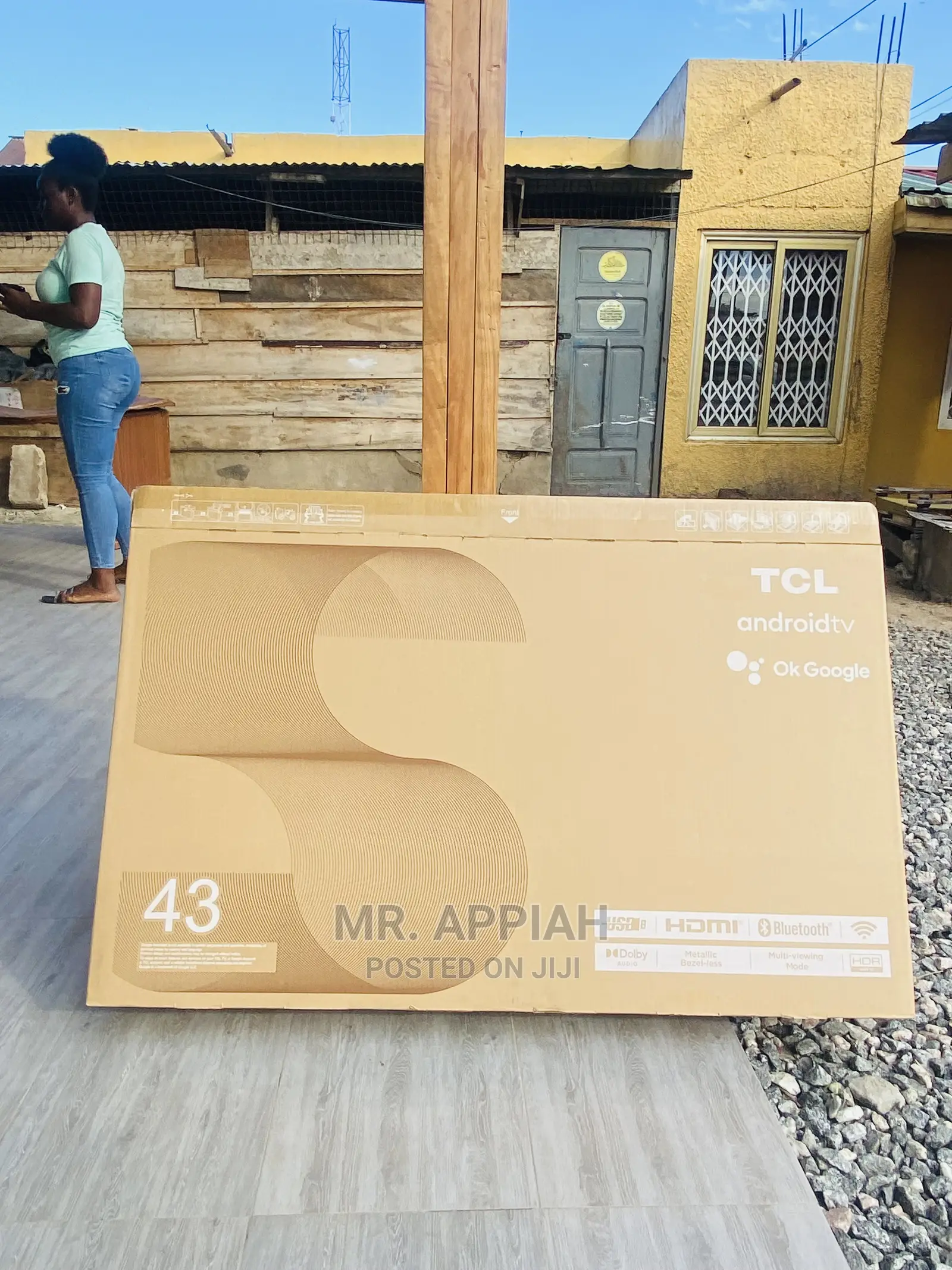 Authentic Tcl(43s5400a)43” Full Hd Smart Led Available