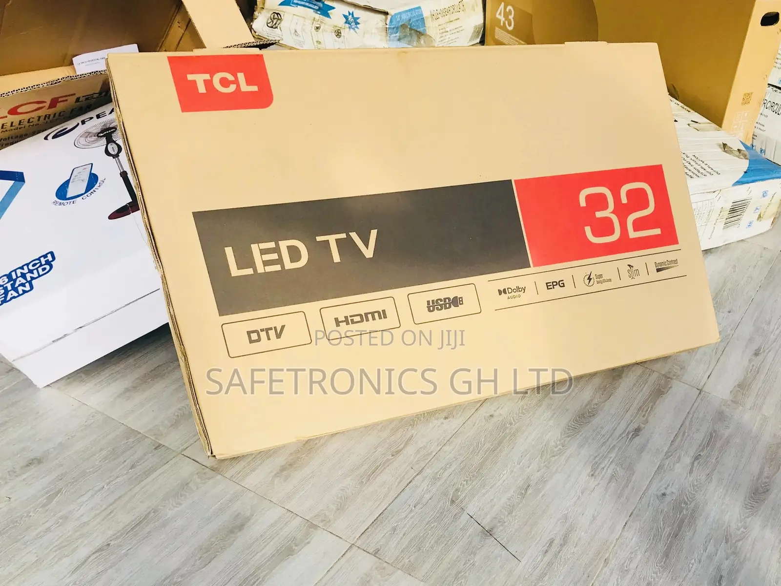 Bright 32 Inches TCL Glossy LED Tv