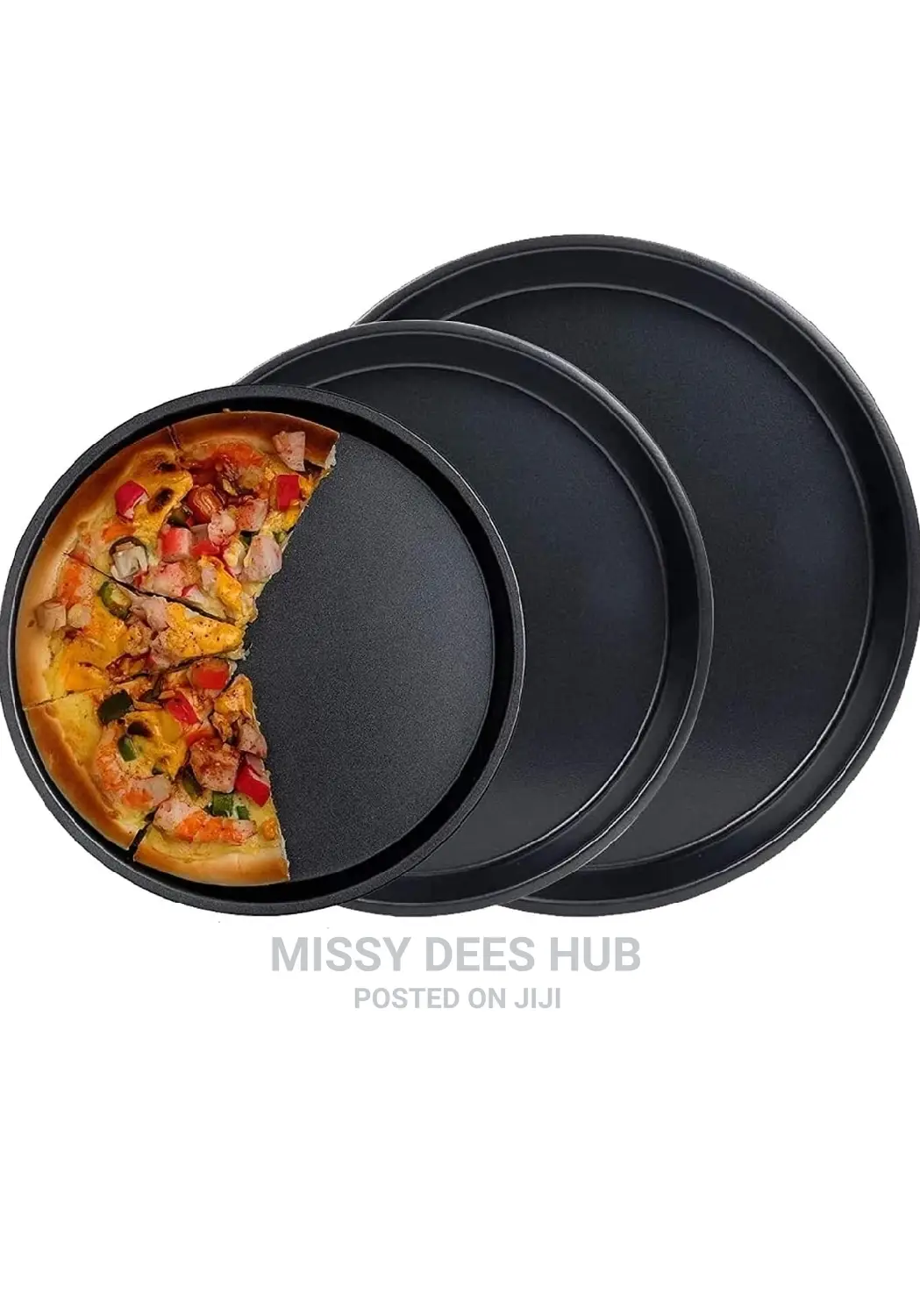 3pcs Pizza Pan - 29cm/32cm/ 35cm