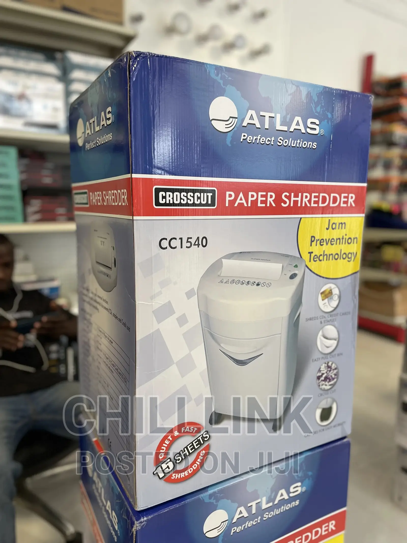 ATLAS 15 Sheets Paper Shredder