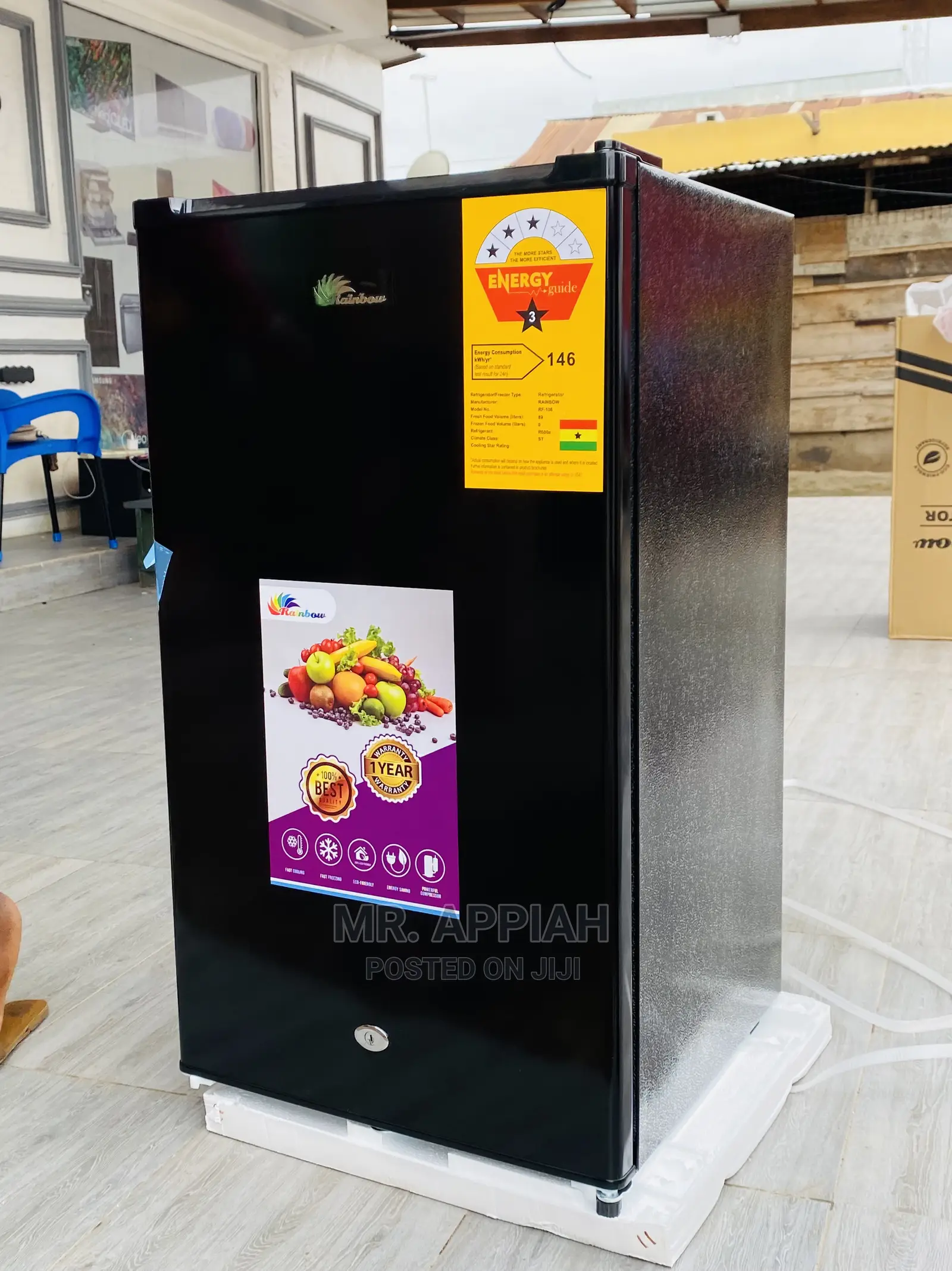 Newly in Stock Rainbow Table Top Refrigerator(PF-108)93ltr.$