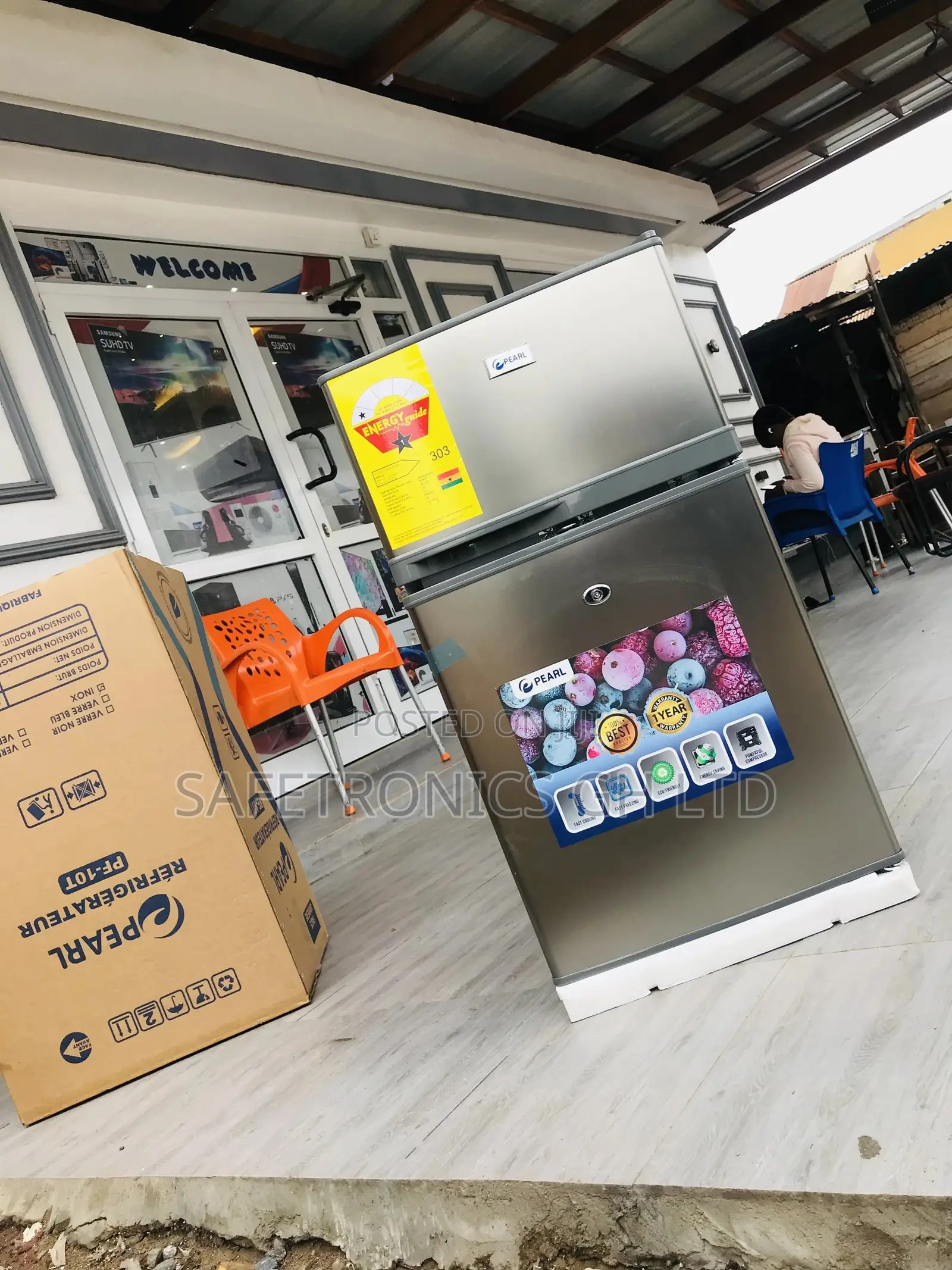 Pea-10t Affordable Doubledoor Fridge Topfreezer