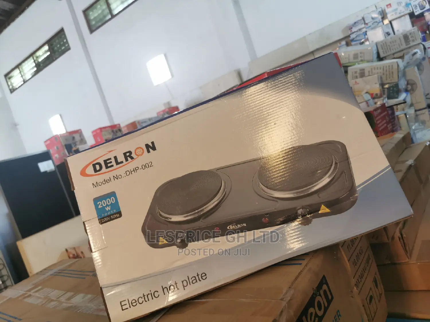 Delron DHP- 2 Burner Hot Plate – 2000W