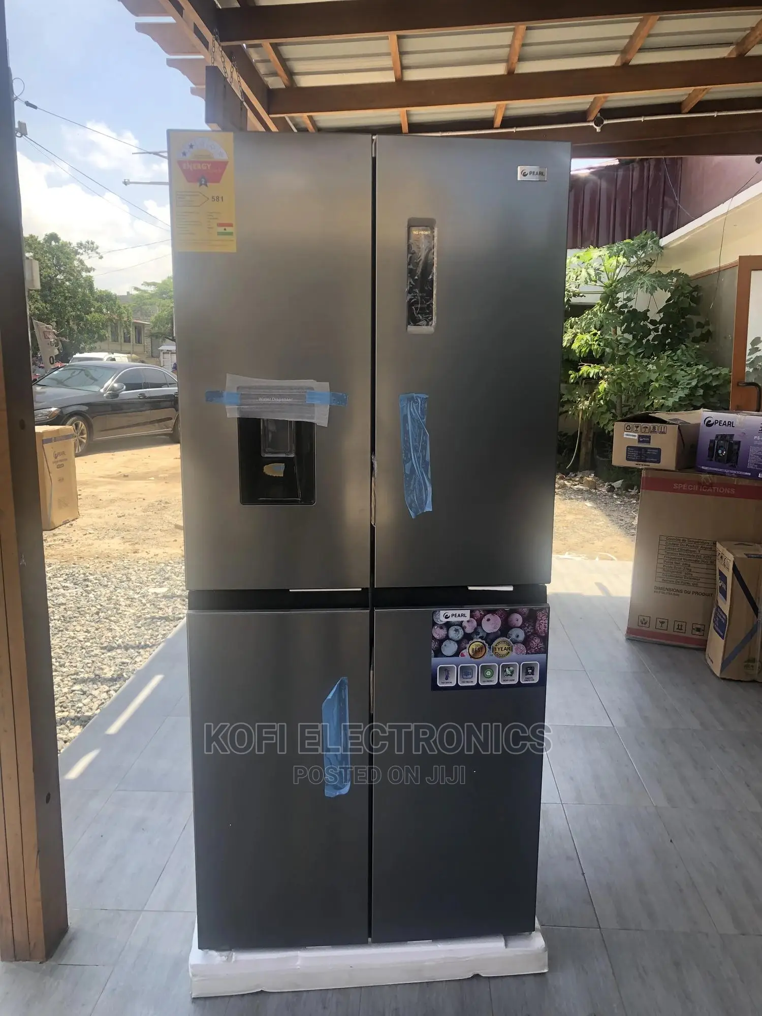 High Quality Pearl Side by Side Fridge 4stars