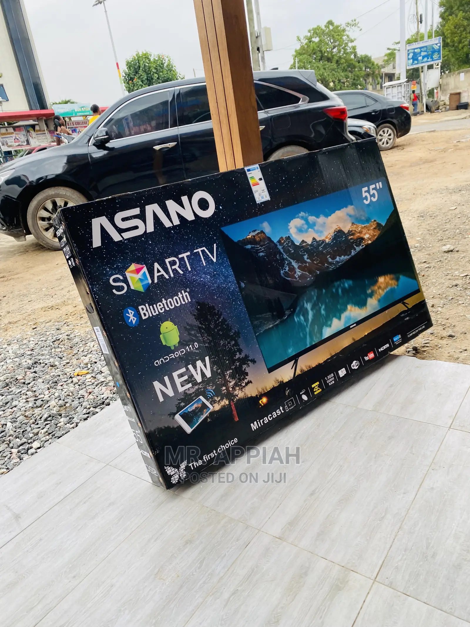 High Efficiency 55 Inch Asano Smart LED (Bluetooth)Tv