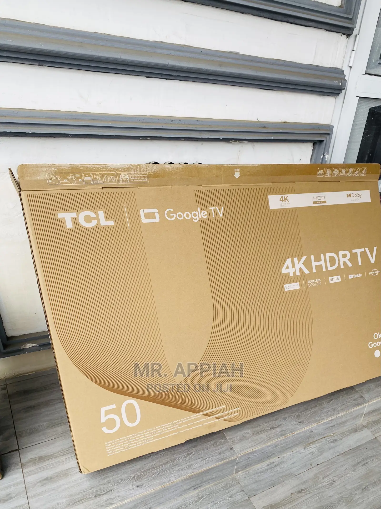 Extremely Quality TCL 50” Smart Android Tv 50P635 Available