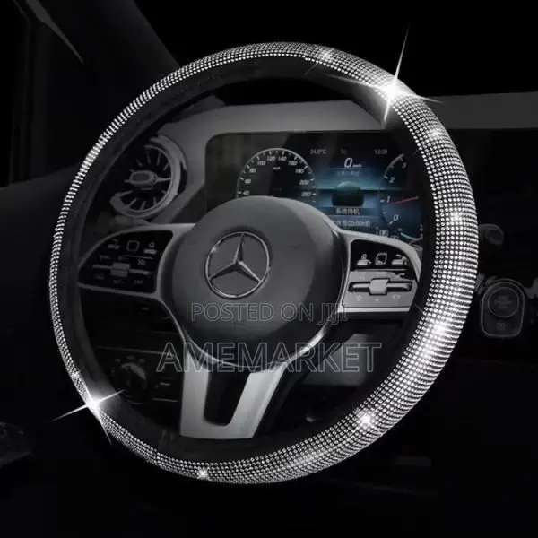 Flashing Crystal Steering Wheel Cover Fashion Design