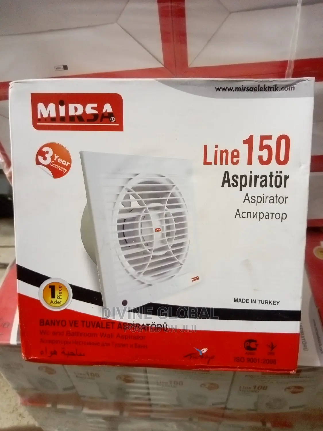 Line 150 Aspirator Vent Fan System