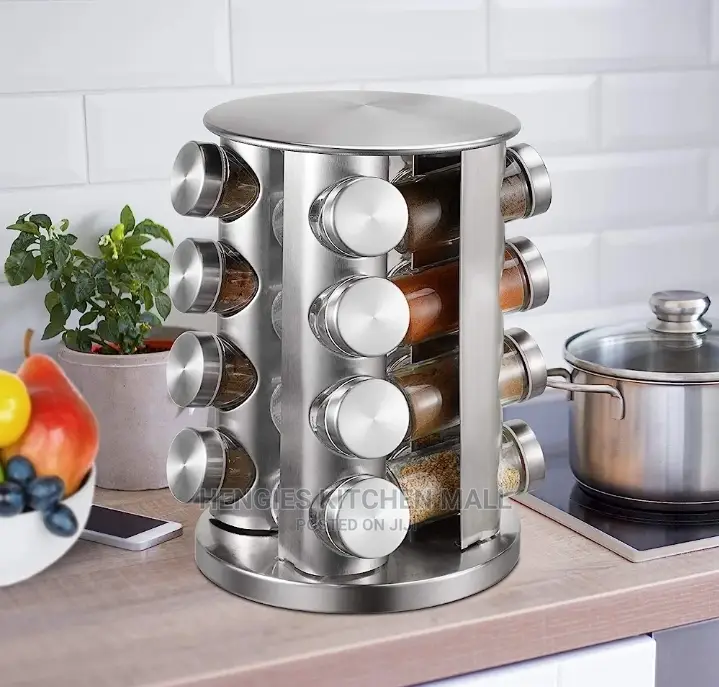 16 Jar Revolving Spice Rack