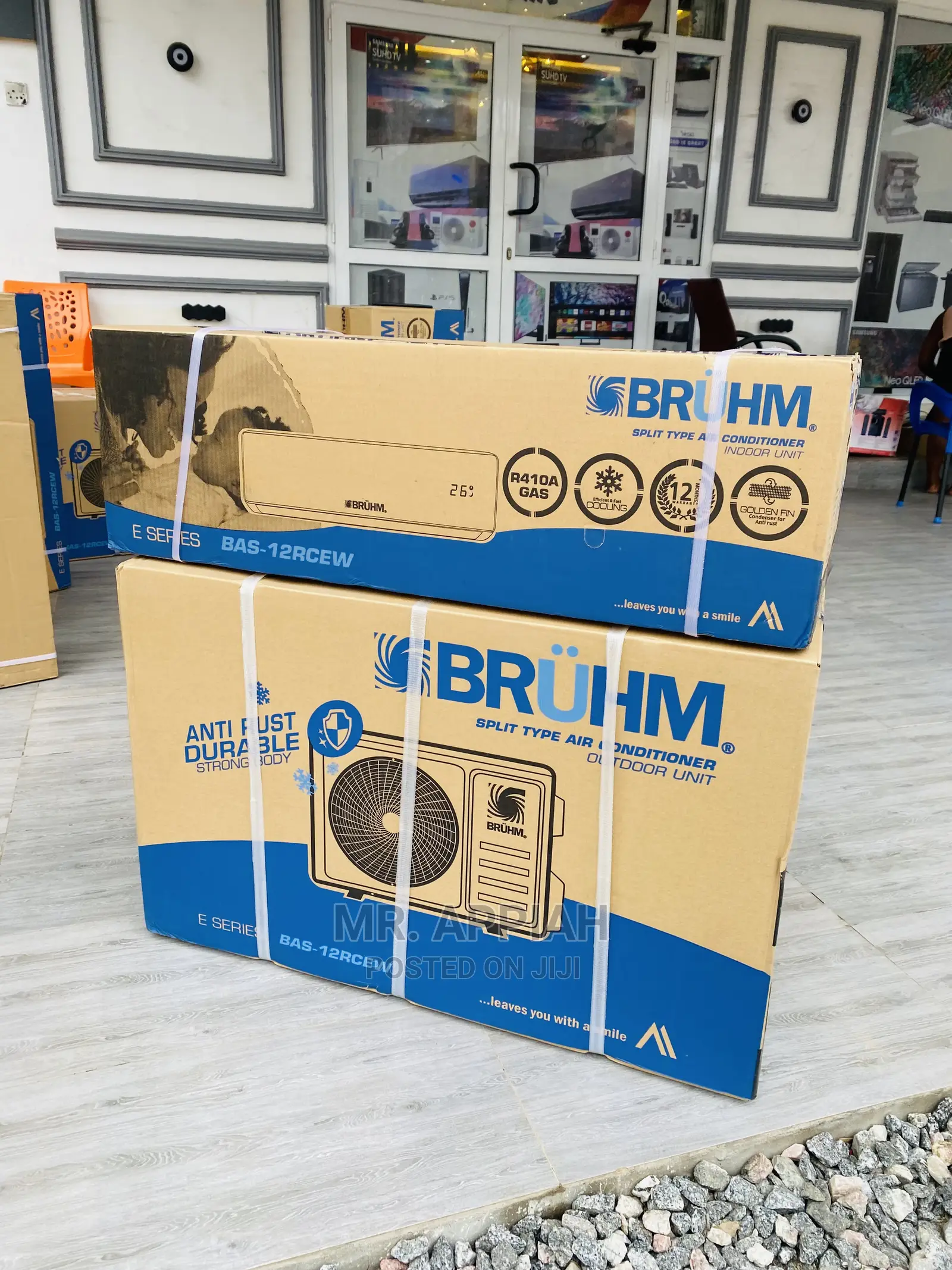 Extra Cooling Bruhm Split Type Air Conditioner 1.5hp Onsale