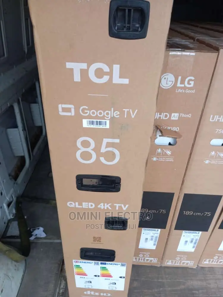 Brand New Qled 85" TCL Google Smart Google Tv