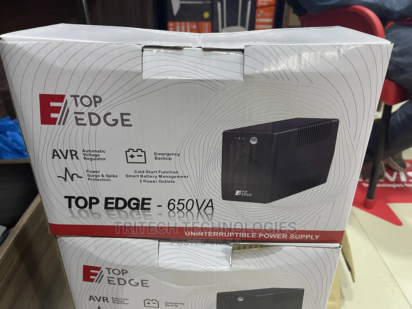 Top Edge-650va UPS With Automatic Voltage Regulator
