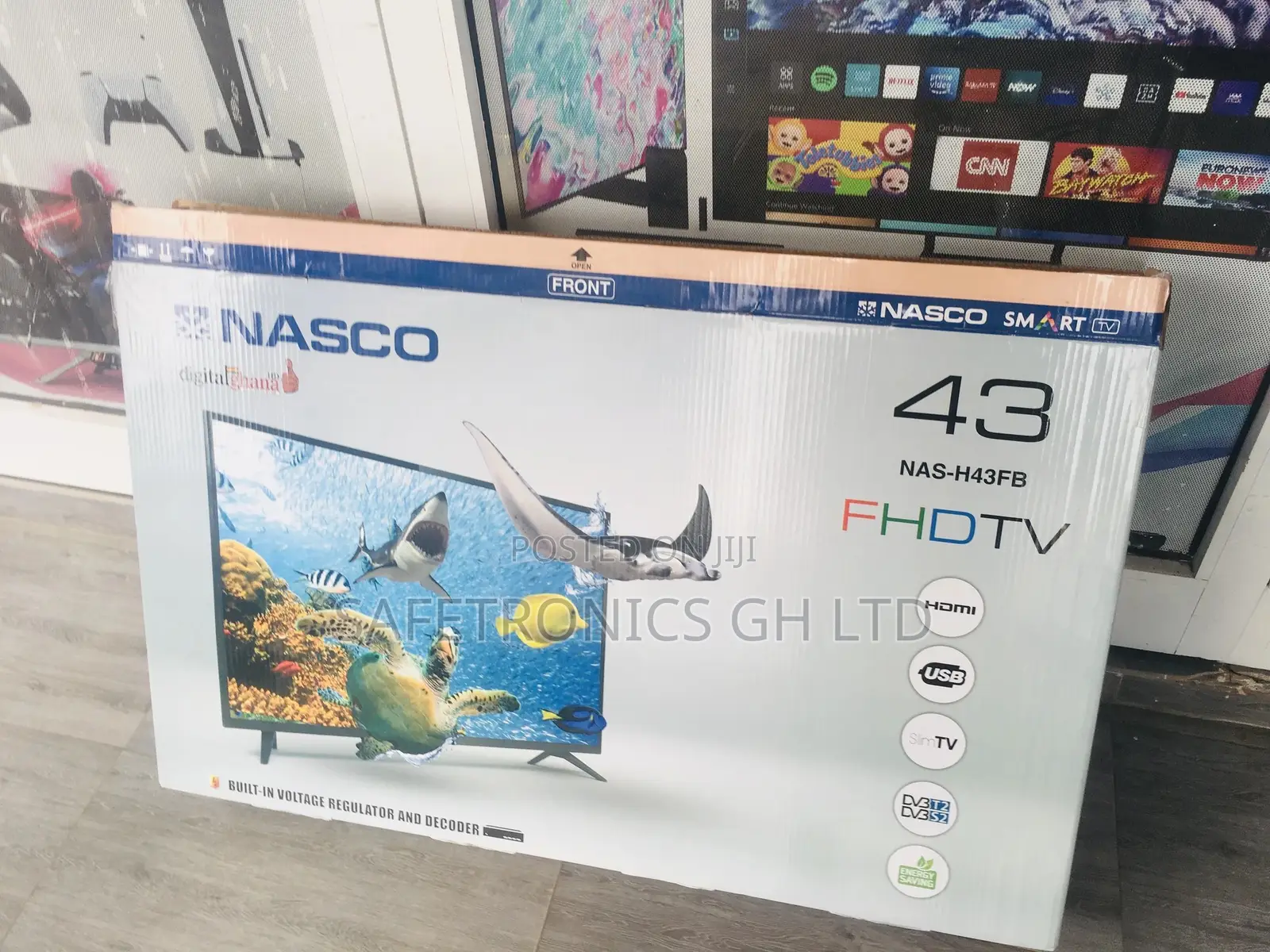 FHD Digital Nasco 43 Inches Glossy LED Tv