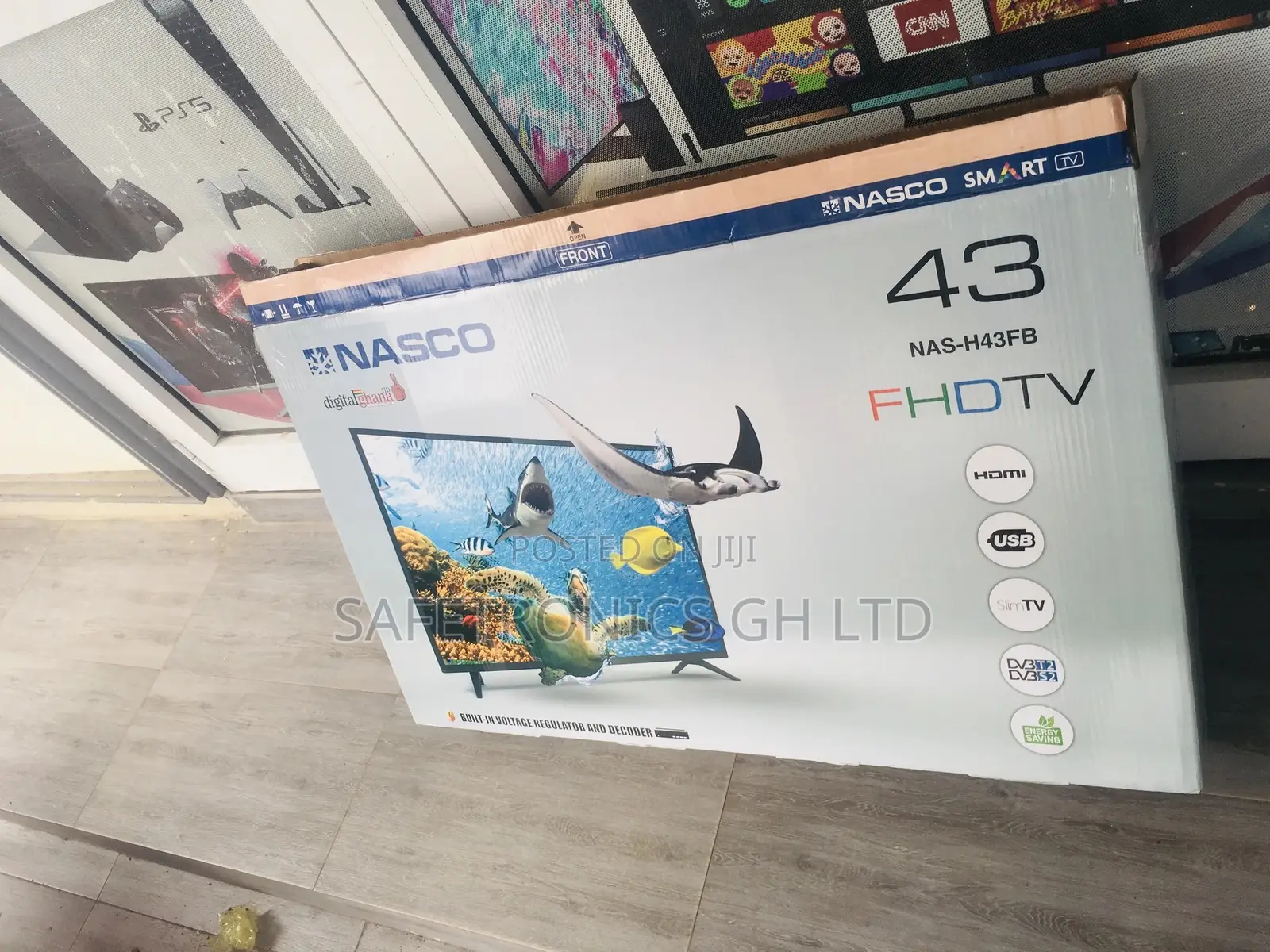 FHD Digital Nasco 43 Inches Glossy LED Tv