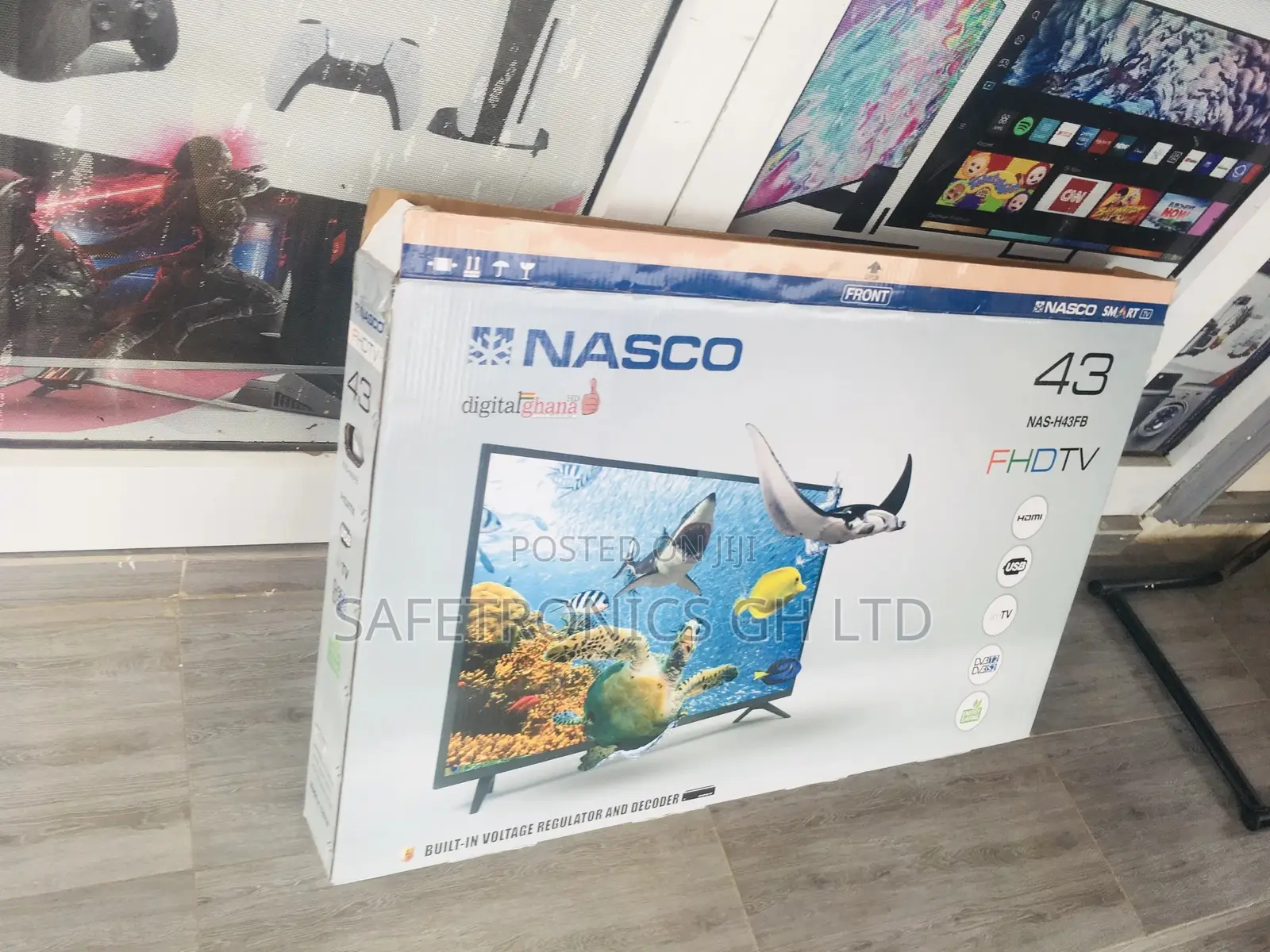 Original Nasco 43 Inches FHD Glossy Nas-H43fb LED 