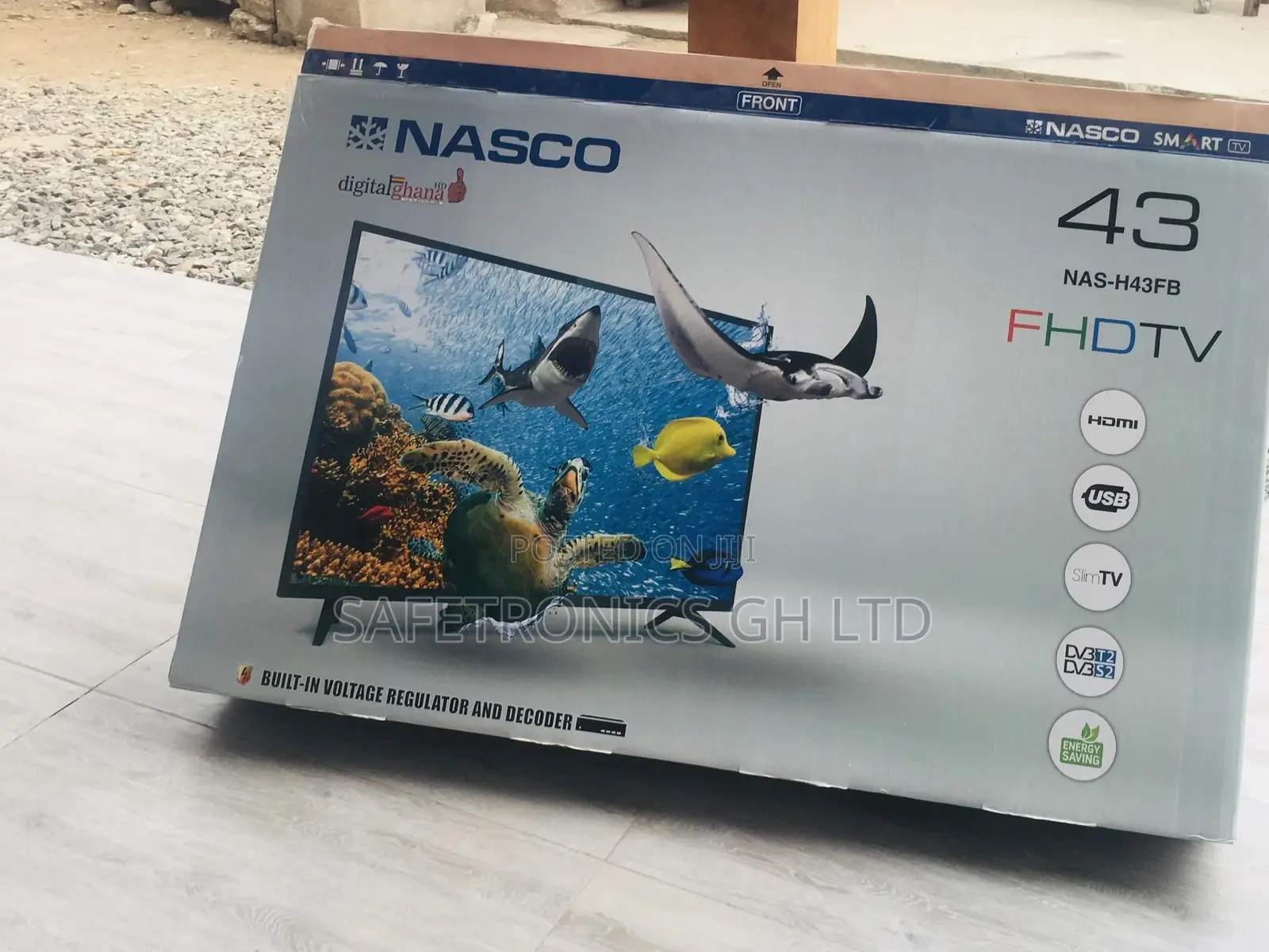 Clear View Nasco 43 Inches Glossy Digital FHD Nas-H43fb Led