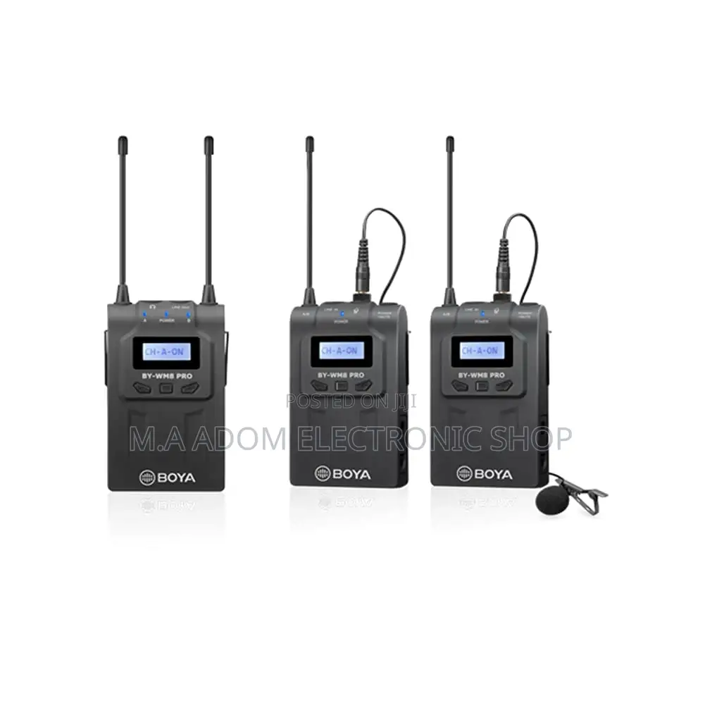 New Boya UHF Wireless Microphone for Live Streaming