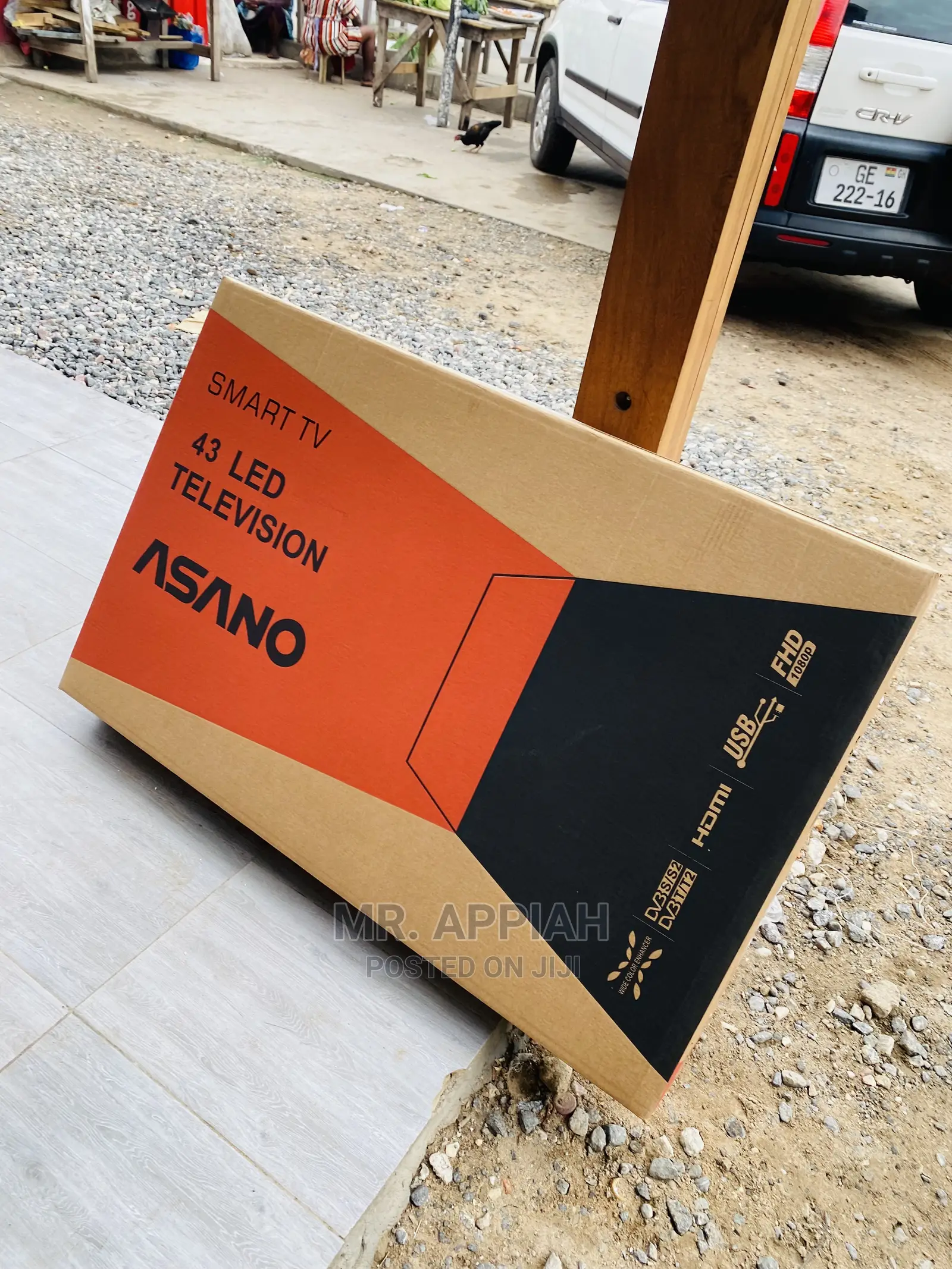 Original 43 Inch Asano Smart LED Tv