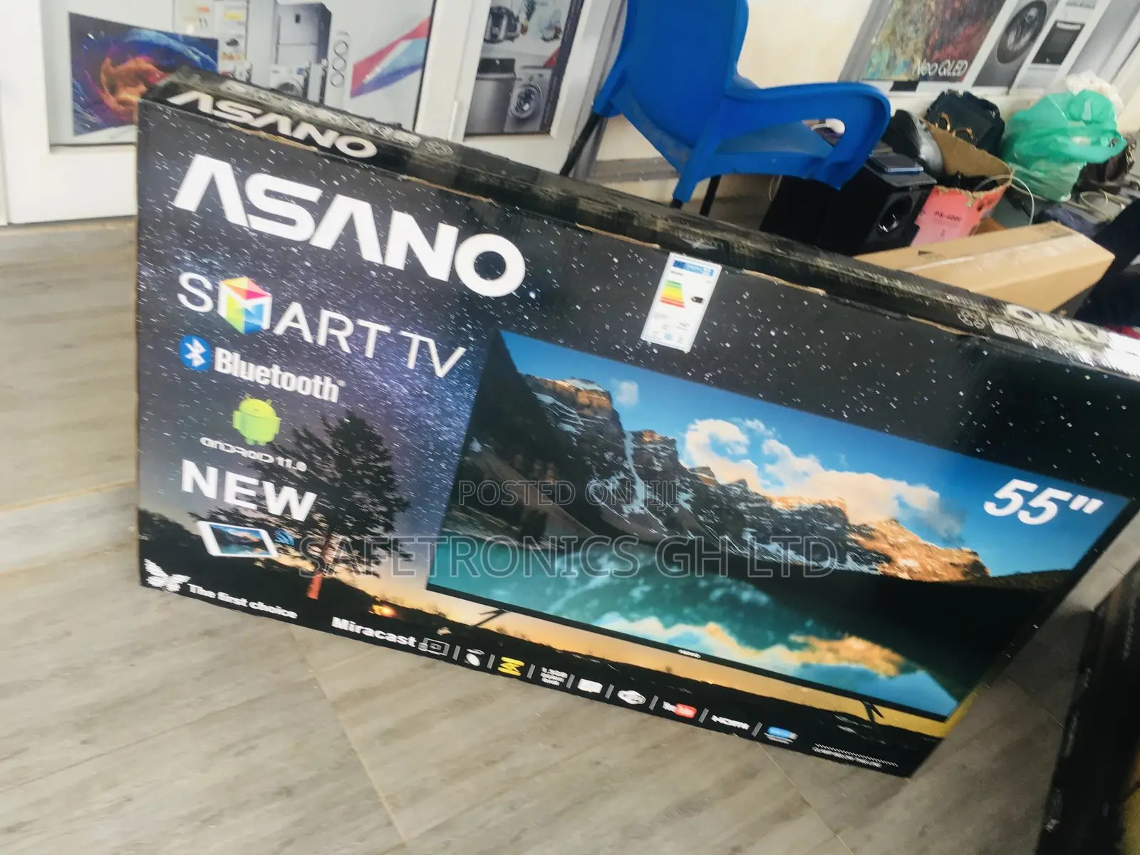 Smart 55 Inches UHD 55 Inches Glossy LED Asaon 