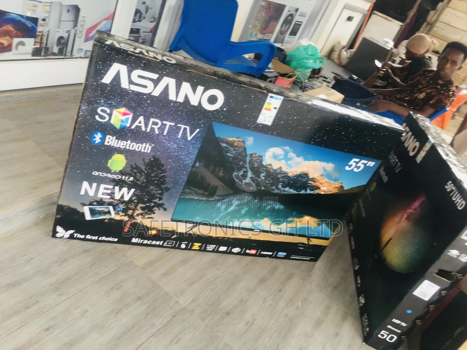 Asaon 55 Inches UHD Smart LED Glossy 