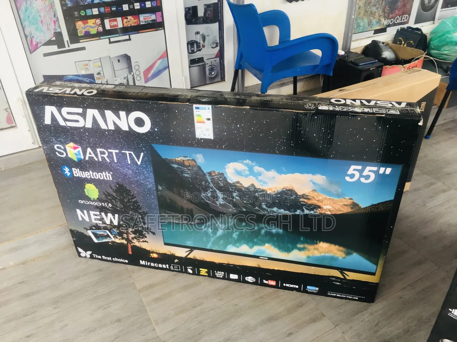 Genuine UHD LED Asaon 55 Inches Glossy Smart 