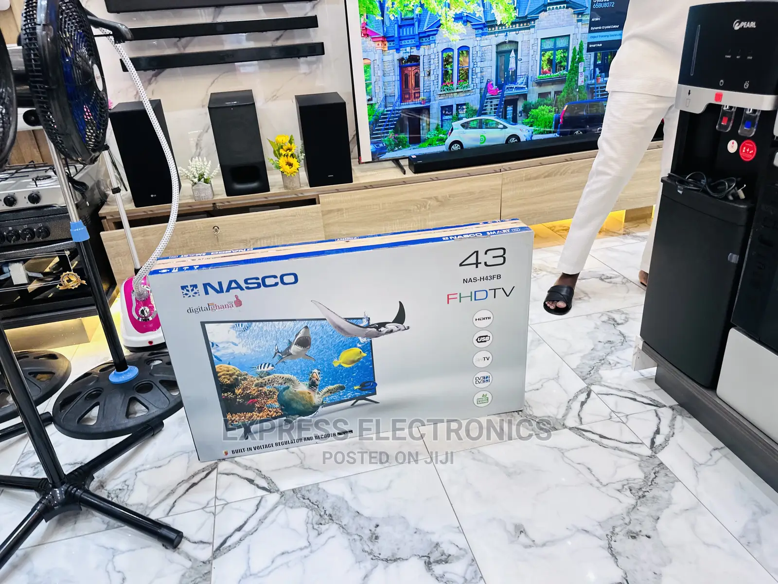 Long Lasting Durability FHD Satellite Digital Nasco 43”