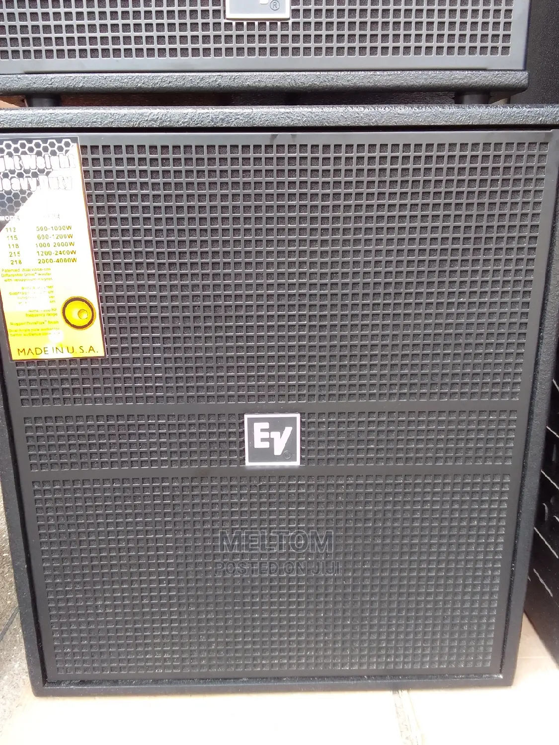 Ev 18INCHES Single Bass Speaker