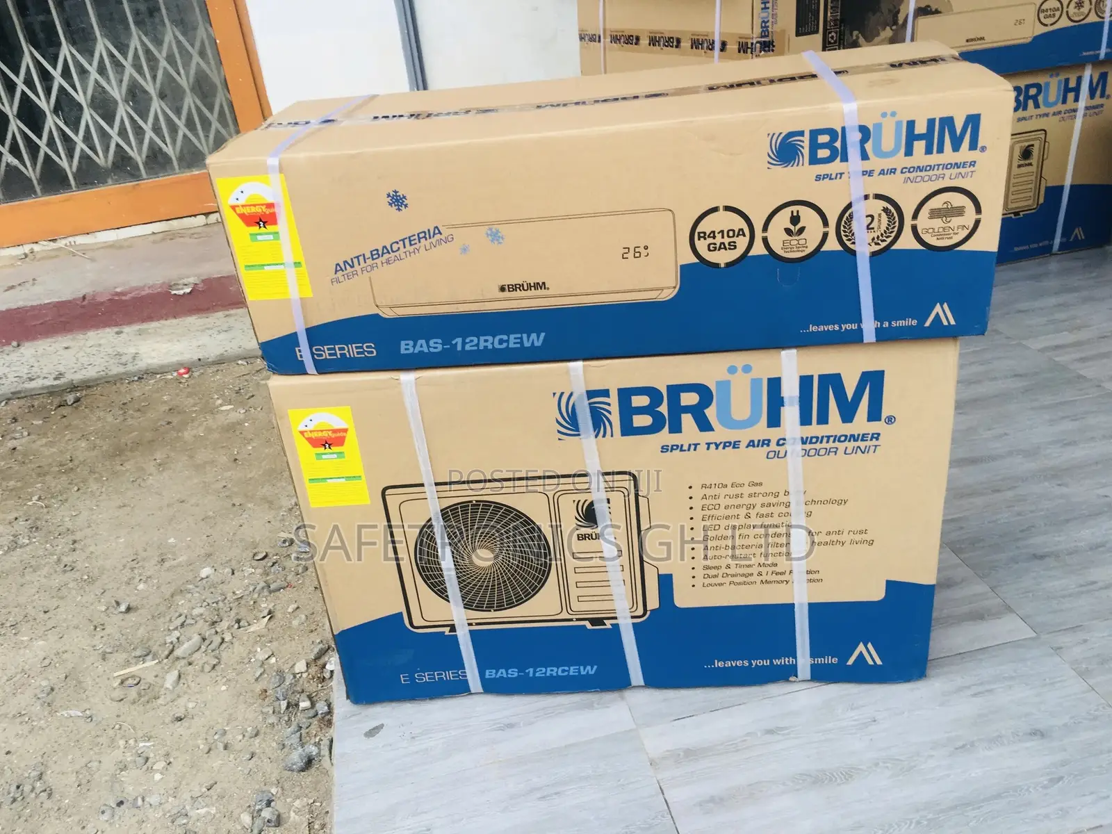 Strong Body Bruhm 1.5hp Split Airconditioner R410