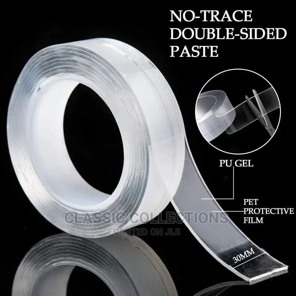 Double-Sided Adhesive Waterproof Multi-Purpose Sticker.